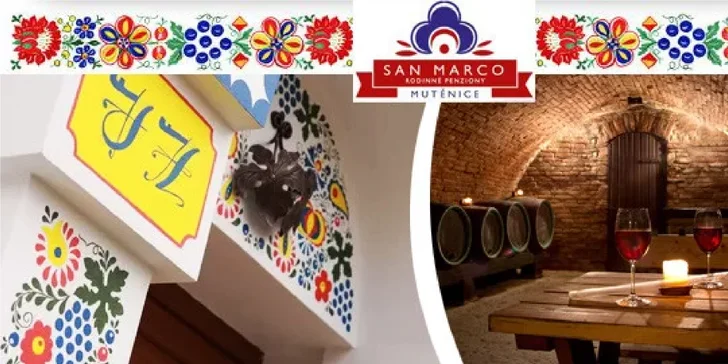 Vinařská dovolená v Mutěnicích v penzionu San Marco - vinný sklep