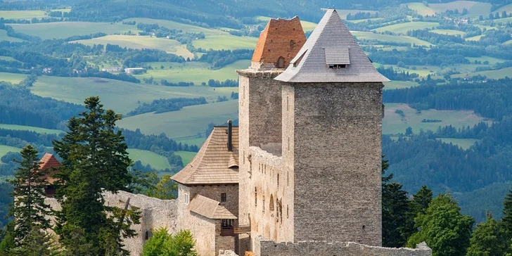 3-4denní šumavská pohoda s polopenzí, masáží a vstupenkami na hrad Kašperk
