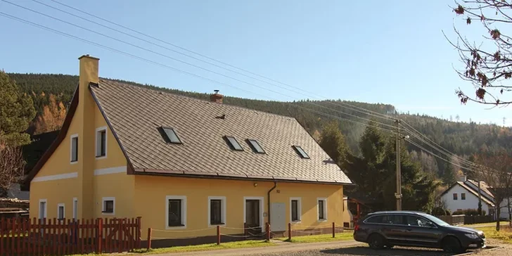 Pronájem apartmánu v přírodním ráji v Jeseníkách pro celou rodinu