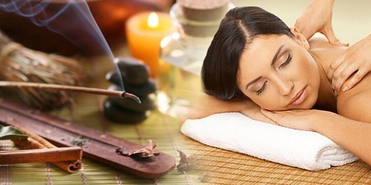 60 minutová aromaterapeutická masáž
