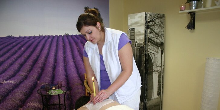 Aromaterapeutická masáž se zábalem