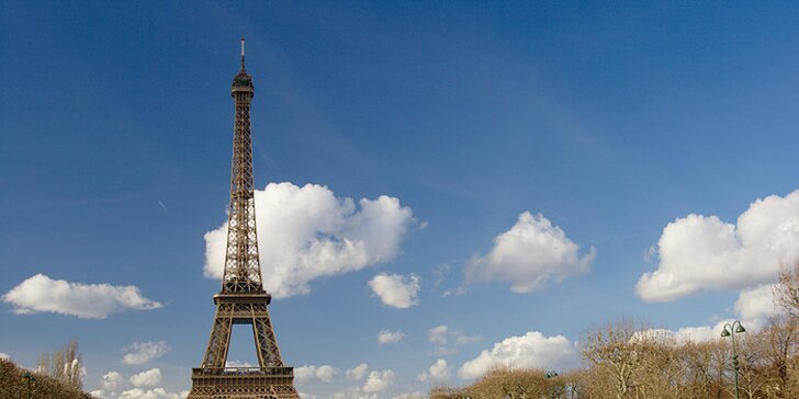 Nákupní nebo zábavný výlet do Paříže pro 1 osobu