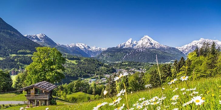 Horské městečko Berchtesgaden, likérka Grassl, solné doly a jezero Königsee