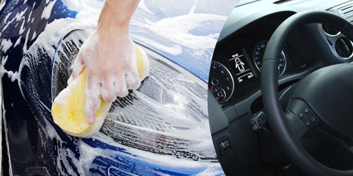 Ruční mytí a čištění automobilu. TŘI programy na běžnou i důkladnou údržbu vozu od profesionálů!