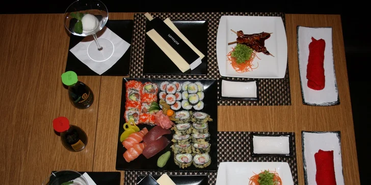 Jarní sushi menu pro 2 osoby v Sushi Aichi