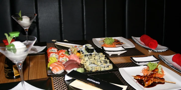 Jarní sushi menu pro 2 osoby v Sushi Aichi