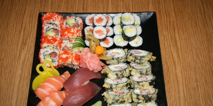 Jarní sushi menu pro 2 osoby v Sushi Aichi