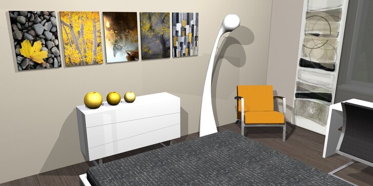 Vdechněte svému domovu život: profesionální 3D návrh interiéru 1 místnosti