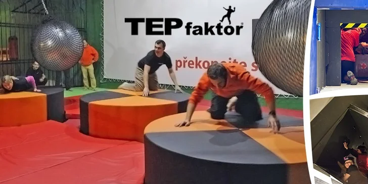 Týmová dobrodružná hra TEPfaktor – překonejte sami sebe!