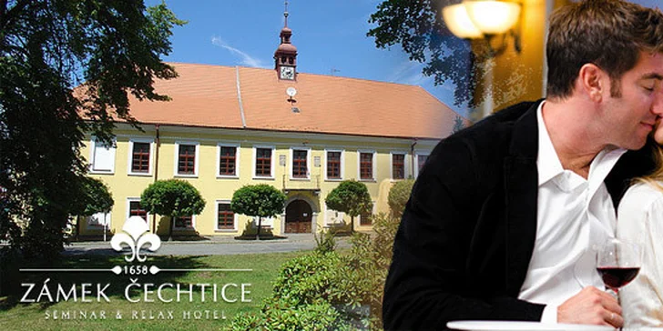 Letní pobyt na Zámku Čechtice na 1-3 noci pro dva