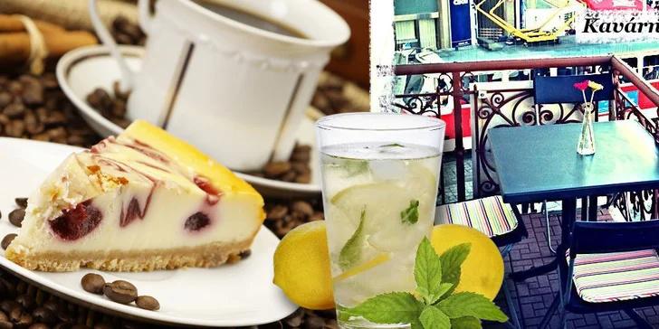 Pohoštění pro dva – kávy, dezerty i domácí limonády
