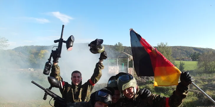 4 hodiny paintballu na 5 hřištích + 100 ks munice a nápoj