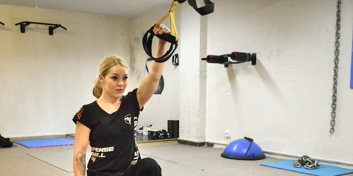Cvičení Kettlebell a systém TRX - 8 pravidelných hodin s trenérkou a komplexní tělesná diagnostika vašeho těla