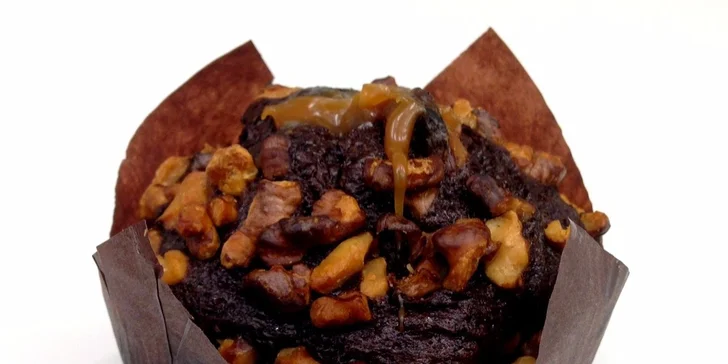 Káva a muffin z oblíbeného Yobaru