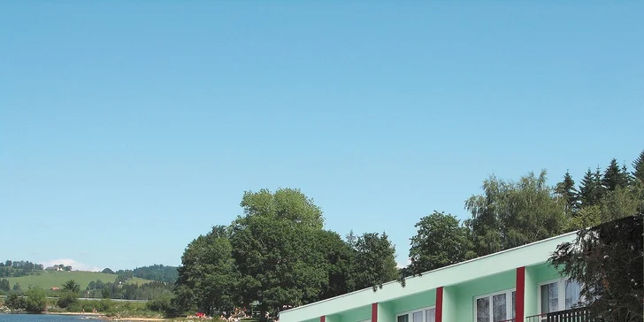 Dovolená pro dva výletníky u Lipenské přehrady s wellness, fitness a polopenzí