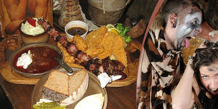 Česká hostina pro 4 v Pravěku Sokolská