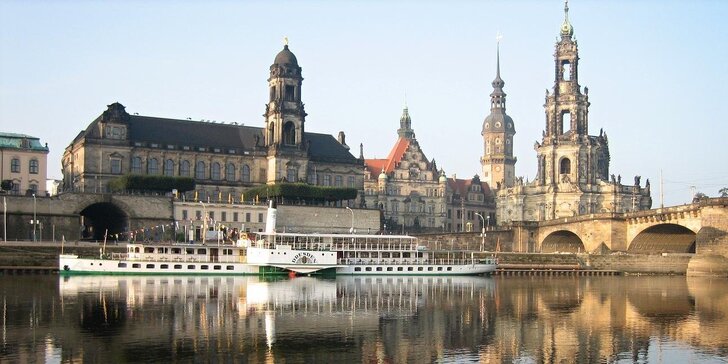V Drážďanech není draze: dráhou za nákupy a prohlídkou historického města