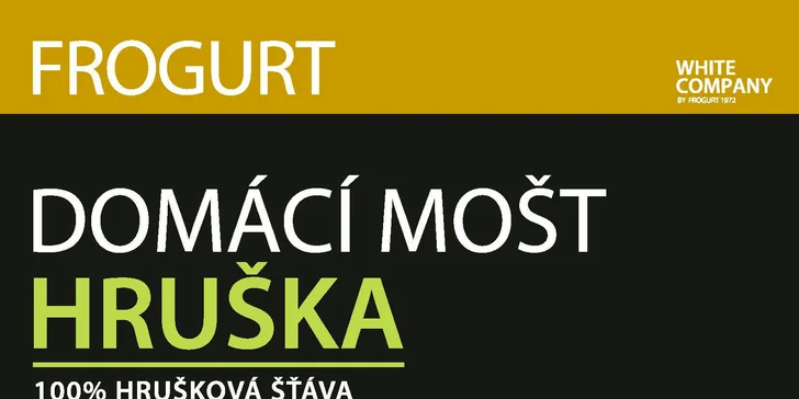 2 poctivé čerstvé nápoje FROGURT - 2x0,5 l