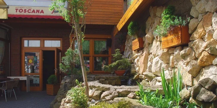 2chodové menu ve vyhlášené restauraci Toscana