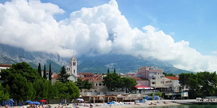 Letní týdenní dovolená v letovisku Baška Voda s dopravou a polopenzí