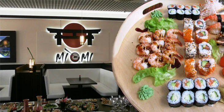 Velké sushi menu s 39 kousky i salátem