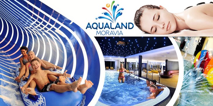 Aqualand Moravia – celodenní vstupy s možností dalších procedur či 2chodového menu