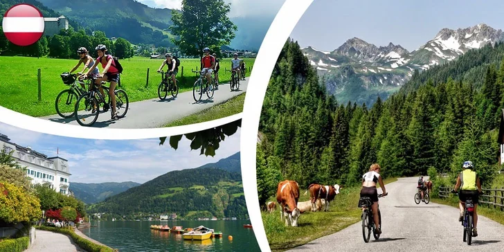 Cykloturistika v alpské přírodě kolem Zell am See