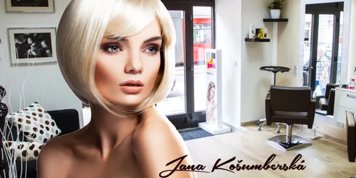 Kadeřnický balíček – barva Schwarzkopf se střihem