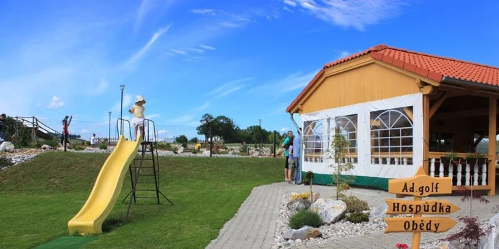 Celodenní adventure minigolf pro celou rodinu