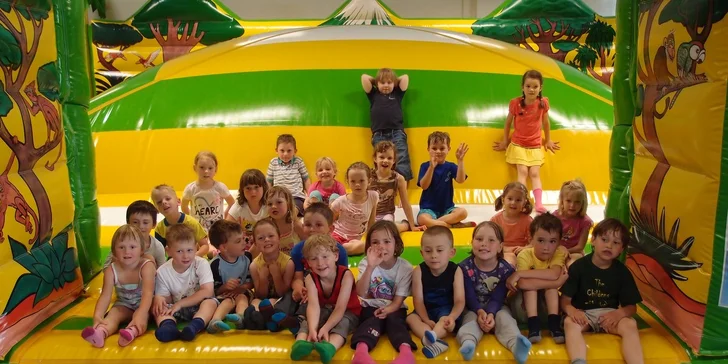 Dovádění v Dětském světě Lvíček pro dítě do 15 let, dospělí zdarma