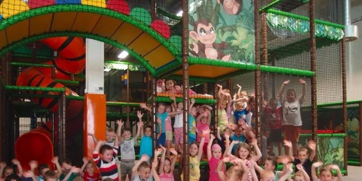 Dovádění v Dětském světě Lvíček pro dítě do 15 let, dospělí zdarma