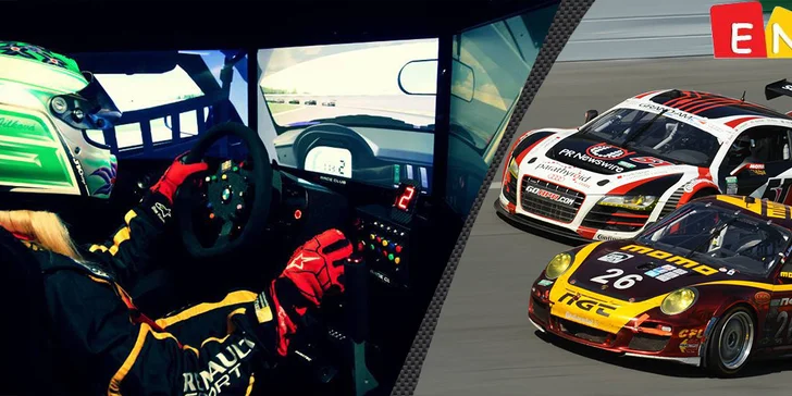 30 minut jízdy na autentickém race simulátoru