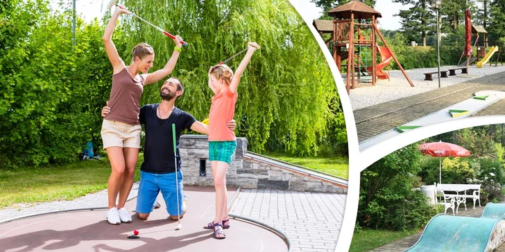Minigolf u zámku Kozel pro 2-4 osoby