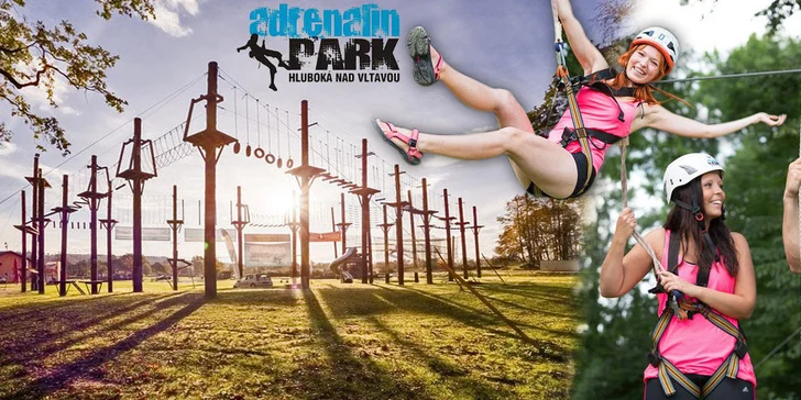 Vstup na 5 senzačních atrakcí v Adrenalin parku
