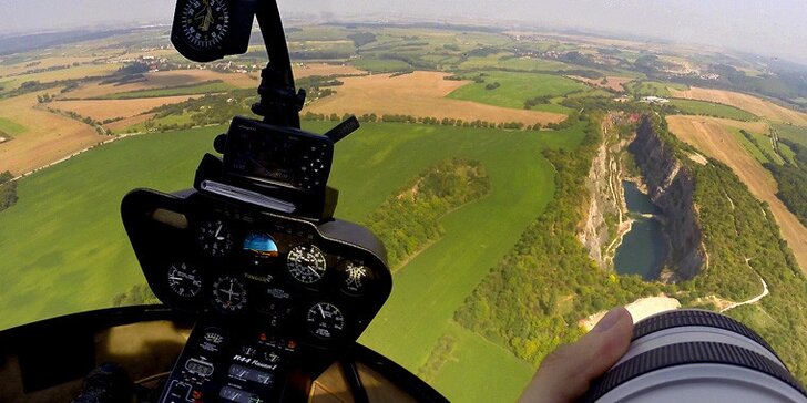 Zážitkové lety vrtulníkem - výběr z 15 úžasných lokalit po celé ČR