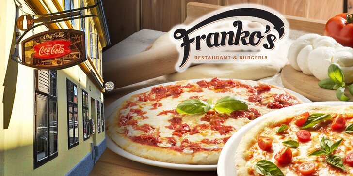 2x pizza na přání ve Franko's Restaurant & Burgeria