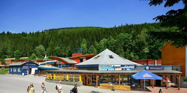 3denní letní či podzimní relax pro rodinu či pár v Aqua Parku Špindlerův Mlýn