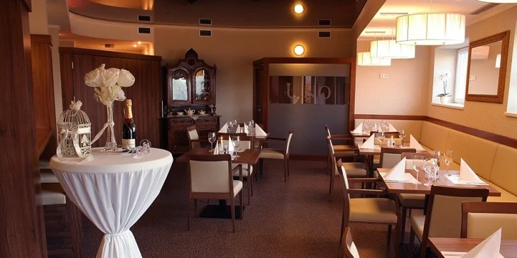 Lahodné tříchodové  menu pro dvě osoby
