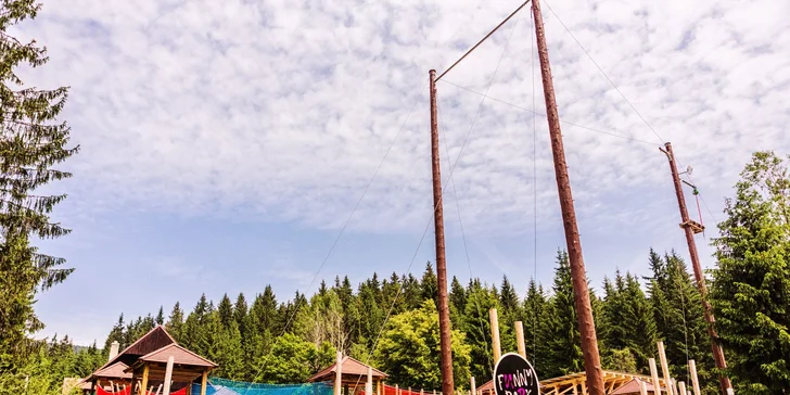 Neďaleko ubytovania sa nachádza aj lanové centrum Fanny park, v ktorom sa zabaví celá rodina.