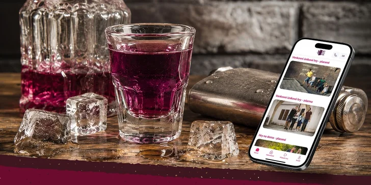 Hrou vás bude provázet mobilní aplikace, kterou si stáhnete do mobilu (iOS i Android).