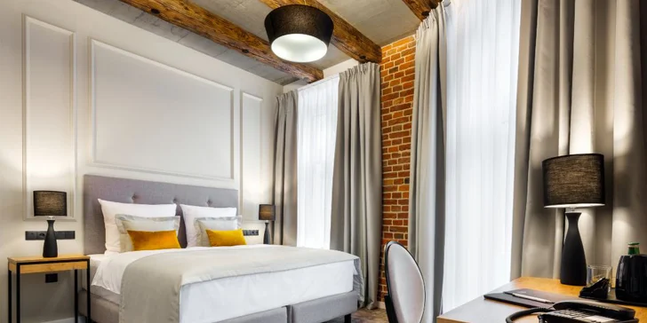 Vybrat si můžete ze 4 typů pokojů – Double Standard (14 m²), Twin Standard (14 m²), Double Superior (16 m²), Twin Superior (16 m²) a rodinný pokoj. 