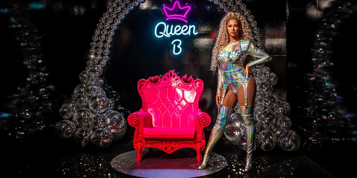 Je tu více než 40 figurín. Nově se tu zabydlela Beyoncé. 