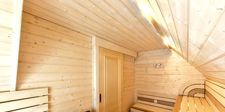 Těšte se také na relax ve finské sauně.