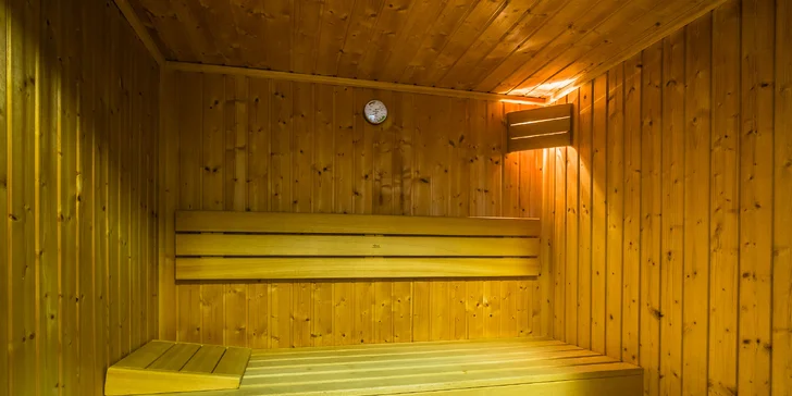 V ceně máte neomezený vstup do wellness.
