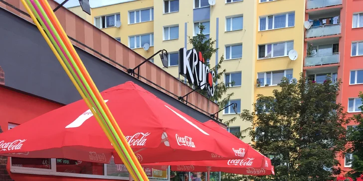 Posedět můžete klidně i na zahrádce. 