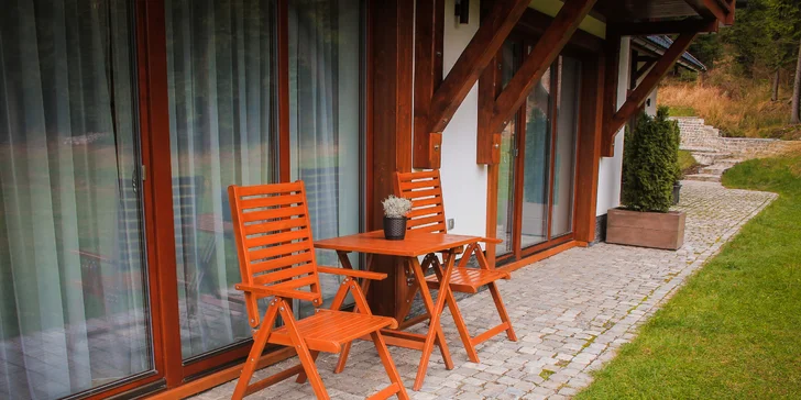 Apartmán Premium 37 m² - venkovní terasa