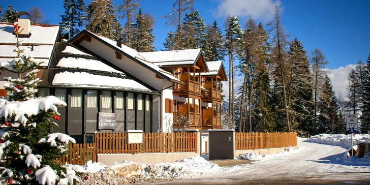 3* hotel v Dolomitech: ideální pro cyklisty i pěší turistiku, polopenze