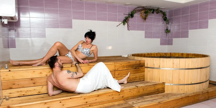 V krásném wellness si zase skvěle odpočinete.