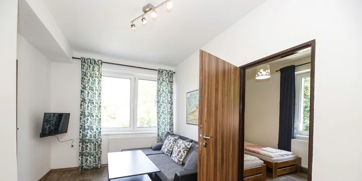 Obývacia izba apartmánu A1