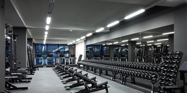 Voucher vám zajistí jednorázový časově neomezený vstup do fitka, které je velké téměř 2000 m². 